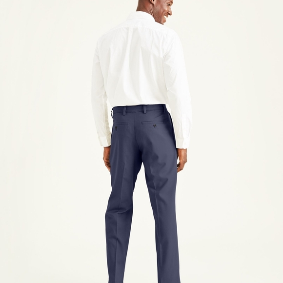 NWT Dockers Easy Khaki Cladsic Fit Pleated Wrinkle-Free Pants, Mens 36x30, Navy - Picture 16 of 16